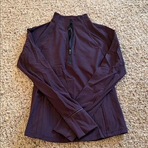 Lululemon Purple Quarter-Zip Top
